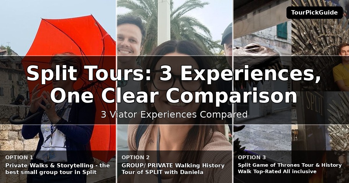 Split tours – three Viator experiences compared