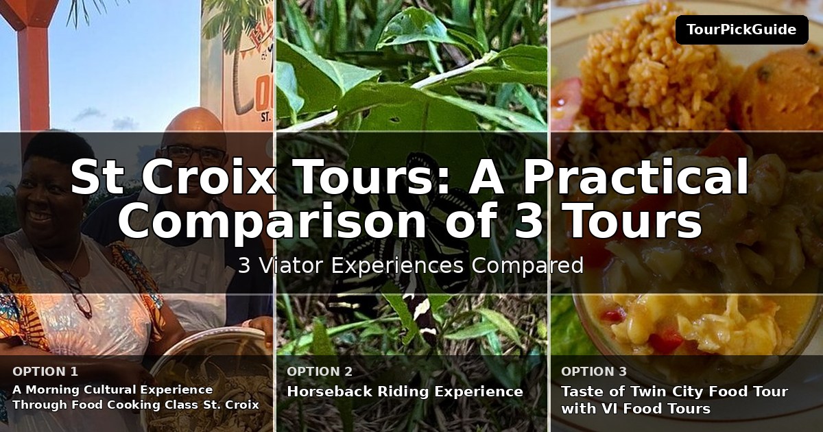 St Croix tours – three Viator experiences compared
