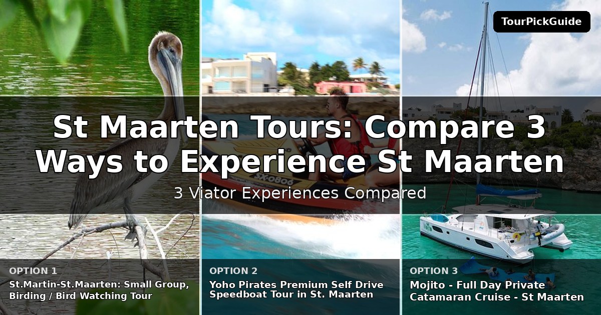 St Maarten tours – three Viator experiences compared