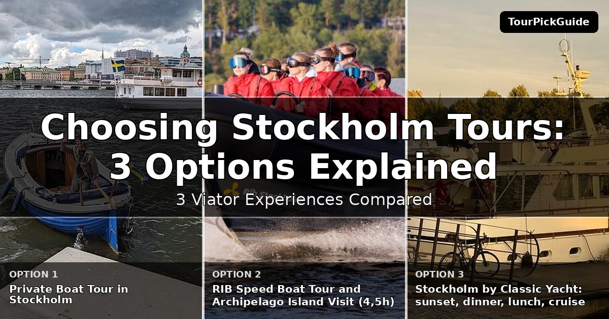 Stockholm tours – three Viator experiences compared