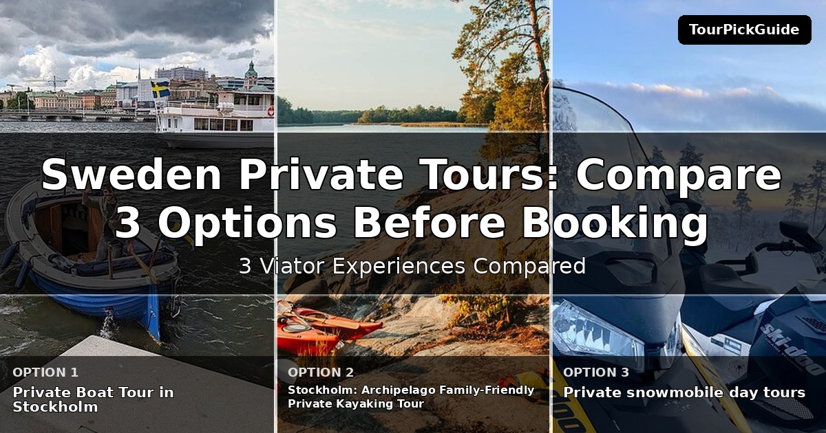 Sweden private tours – three Viator experiences compared