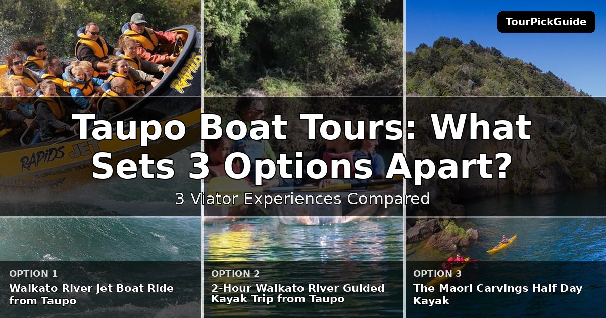 Taupo boat tours – three Viator experiences compared