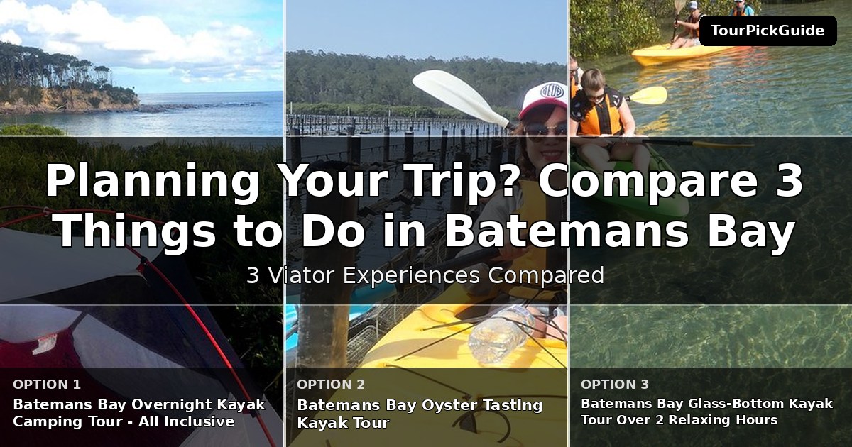things to do in Batemans Bay – three Viator experiences compared