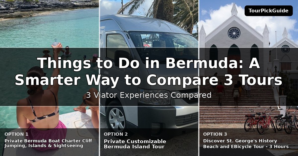 things to do in Bermuda – three Viator experiences compared