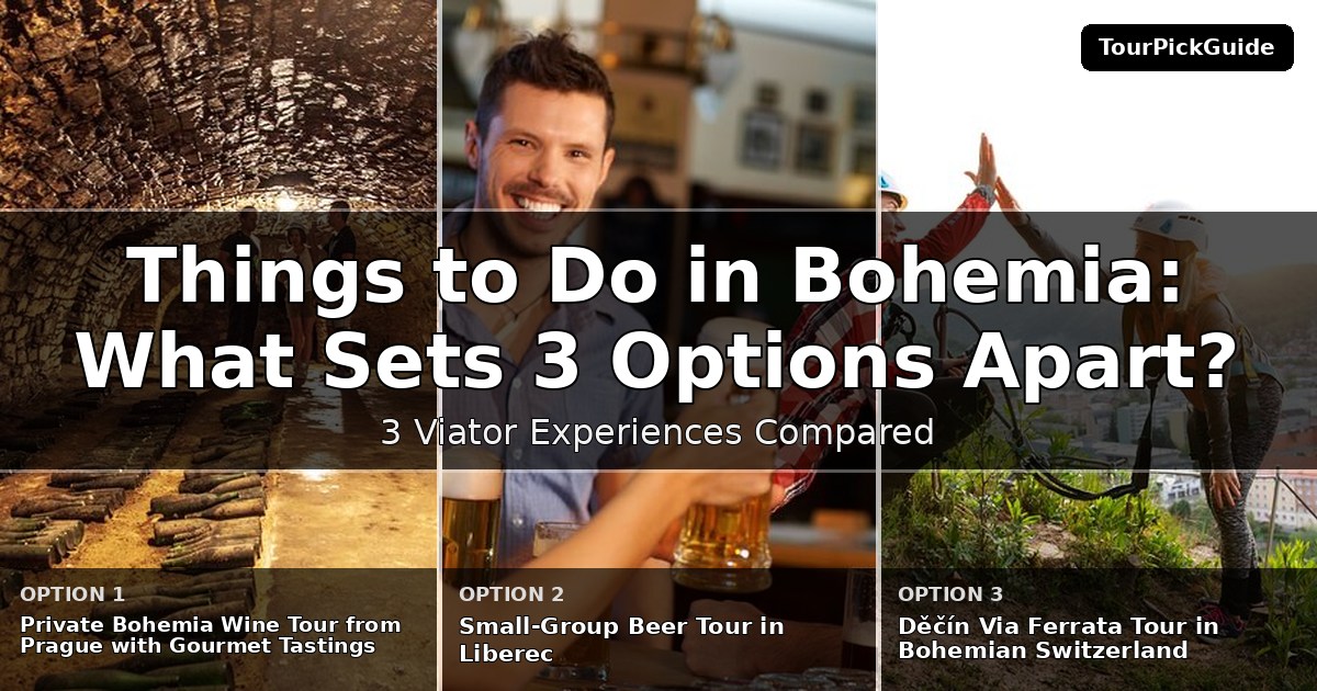 things to do in Bohemia – three Viator experiences compared
