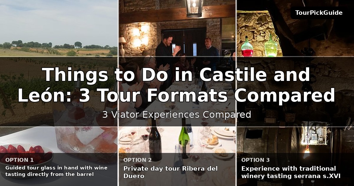 things to do in Castile and León – three Viator experiences compared