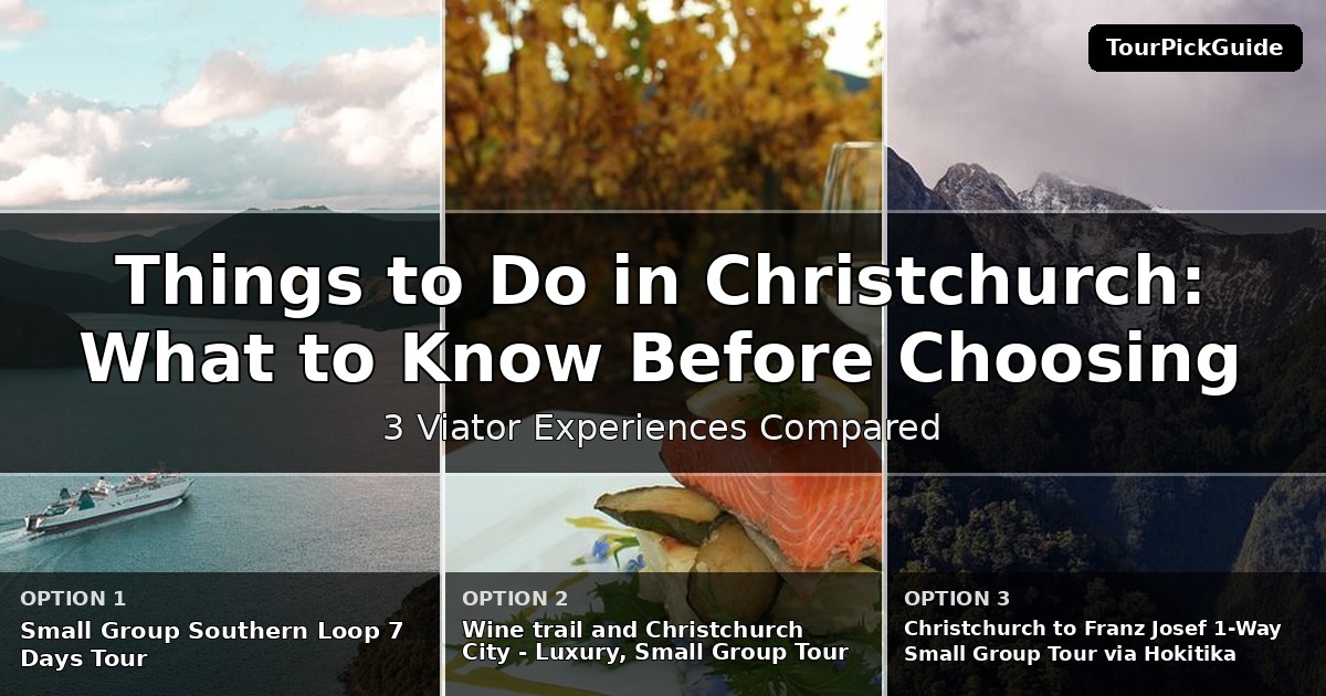 things to do in Christchurch – three Viator experiences compared