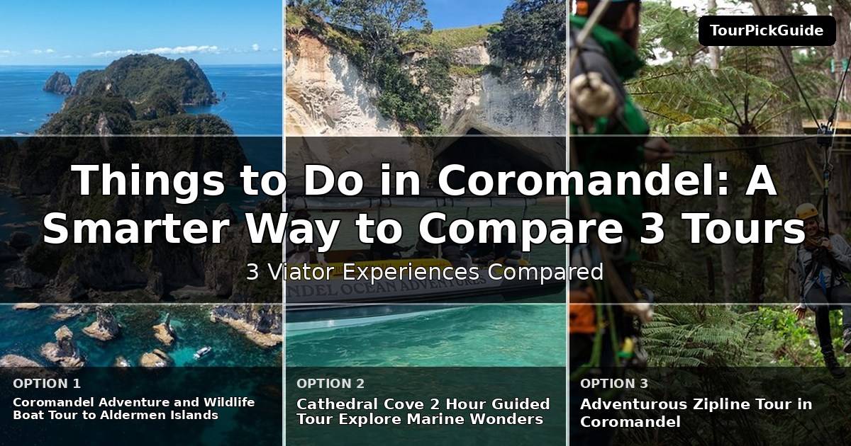 things to do in Coromandel – three Viator experiences compared