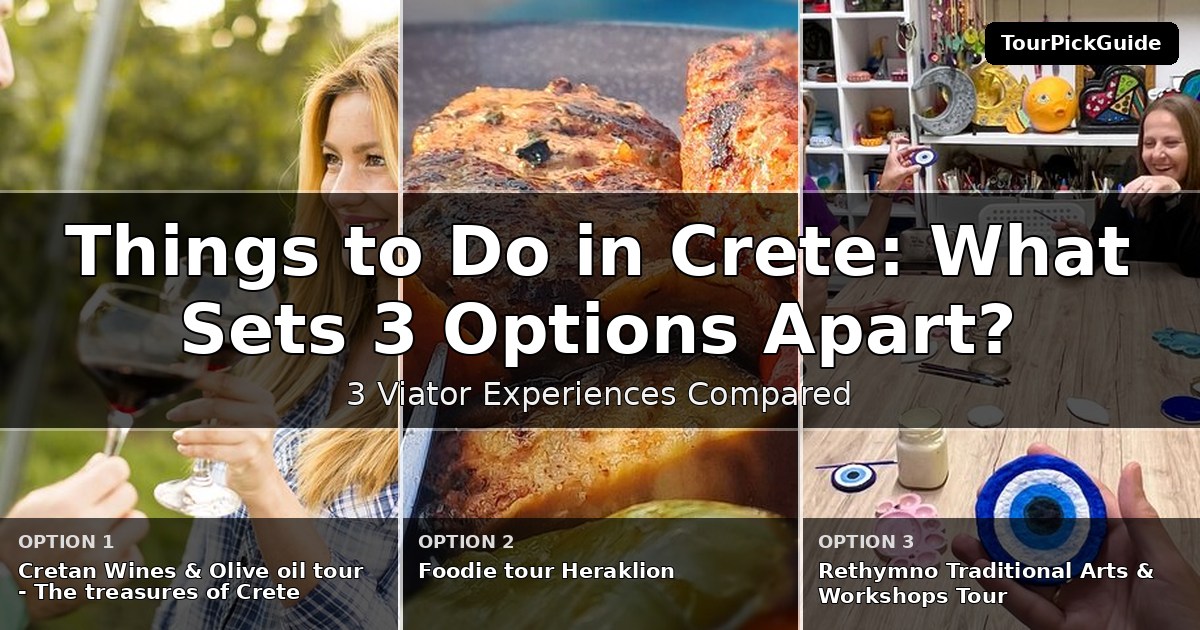 things to do in Crete – three Viator experiences compared