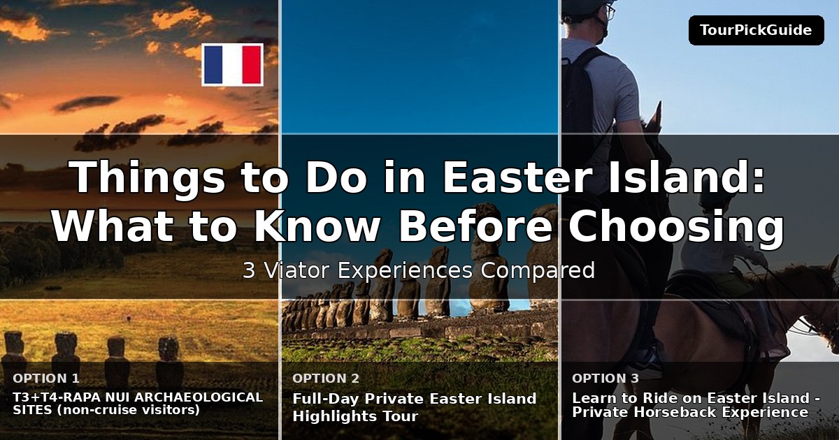 things to do in Easter Island – three Viator experiences compared