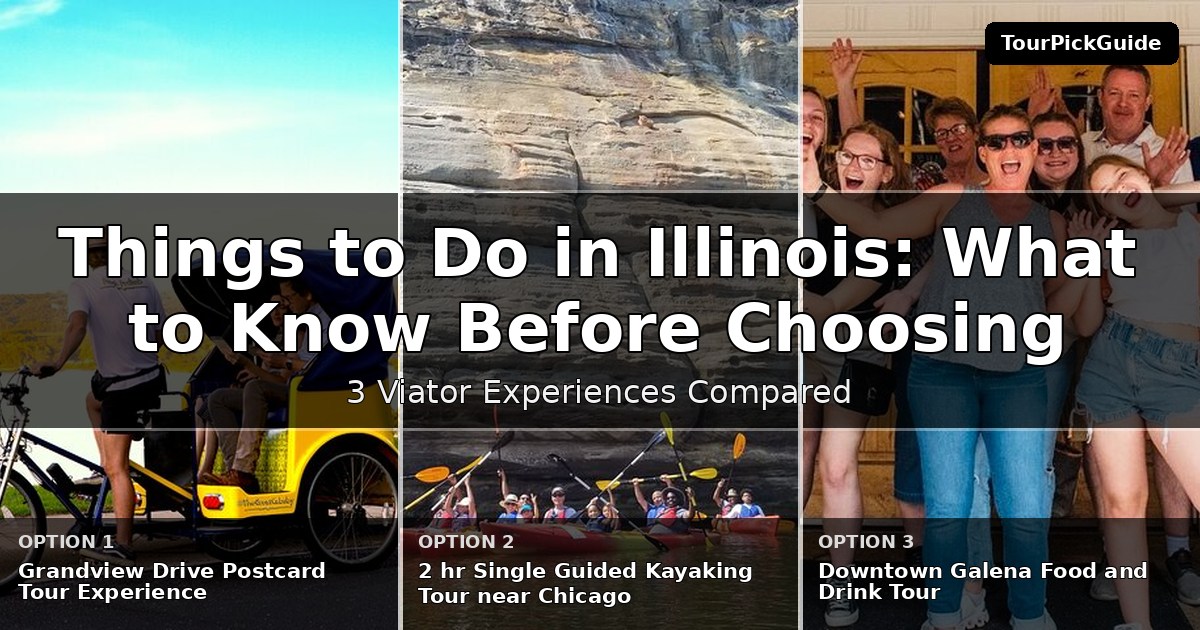 things to do in Illinois – three Viator experiences compared