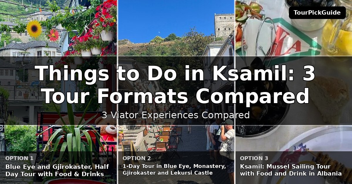 things to do in Ksamil – three Viator experiences compared