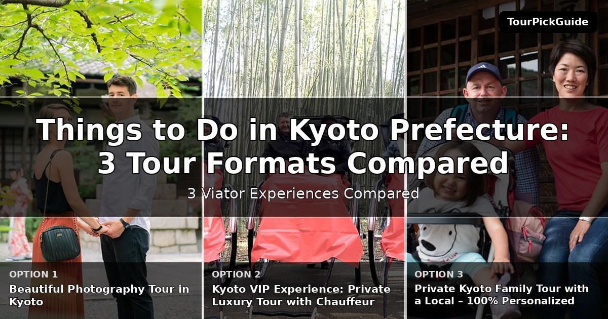 things to do in Kyoto Prefecture – three Viator experiences compared