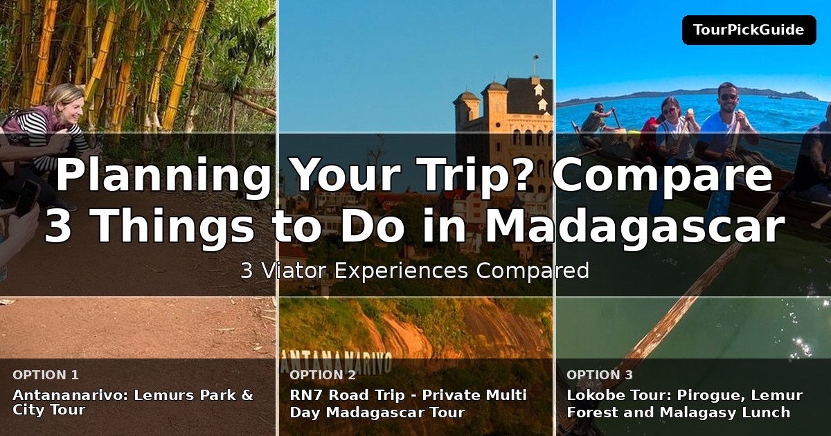 things to do in Madagascar – three Viator experiences compared