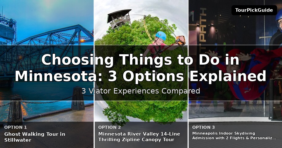 things to do in Minnesota – three Viator experiences compared
