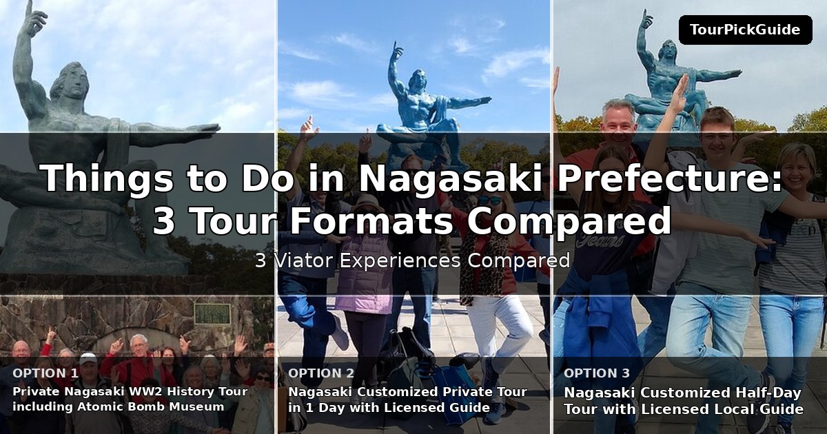 things to do in Nagasaki Prefecture – three Viator experiences compared