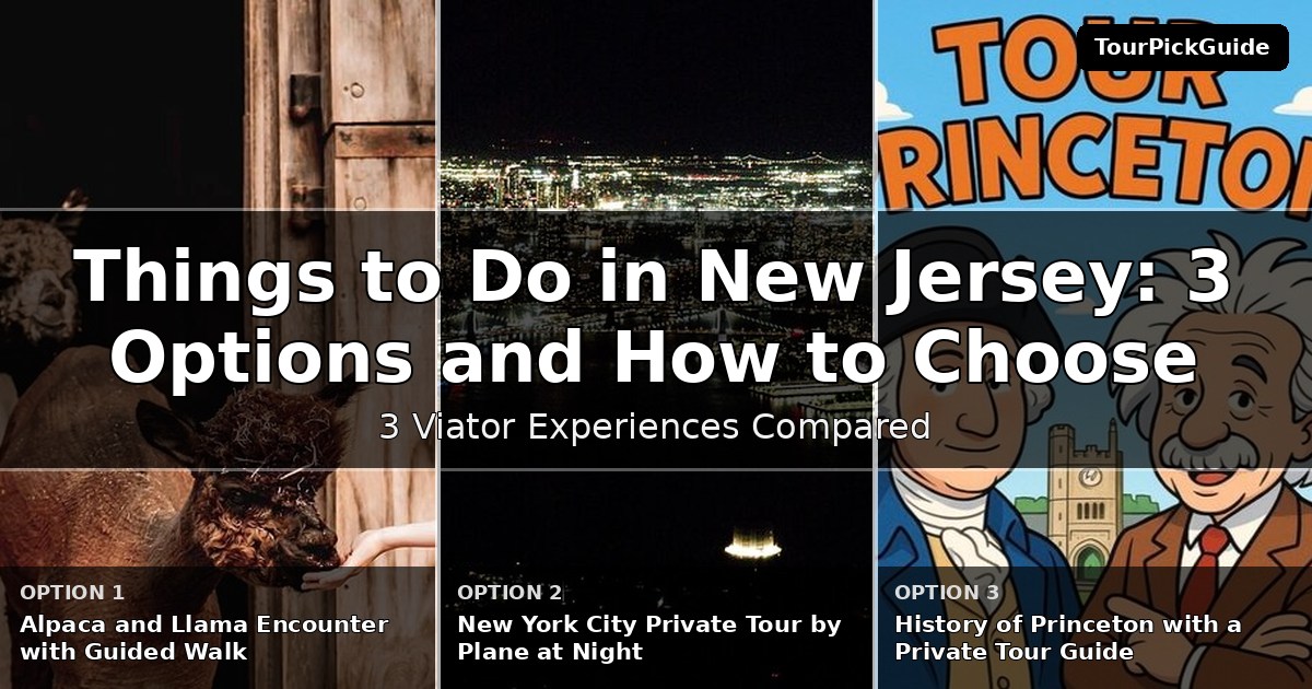 things to do in New Jersey – three Viator experiences compared