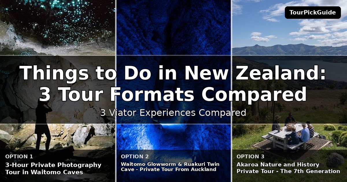 things to do in New Zealand – three Viator experiences compared