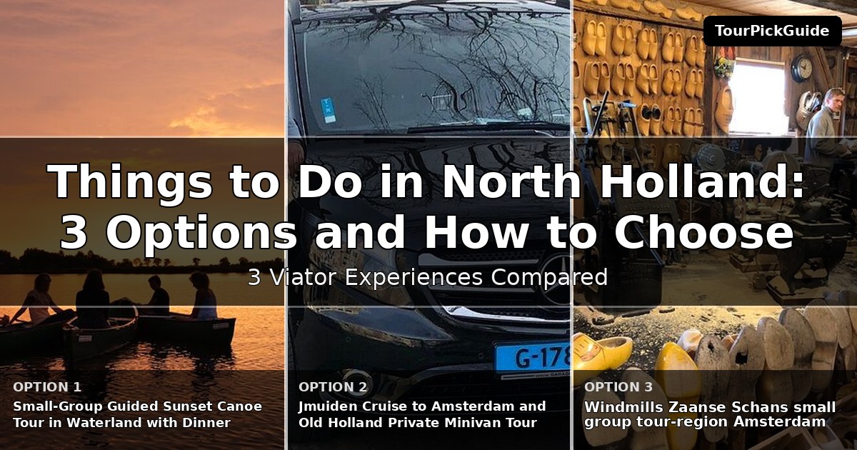 things to do in North Holland – three Viator experiences compared