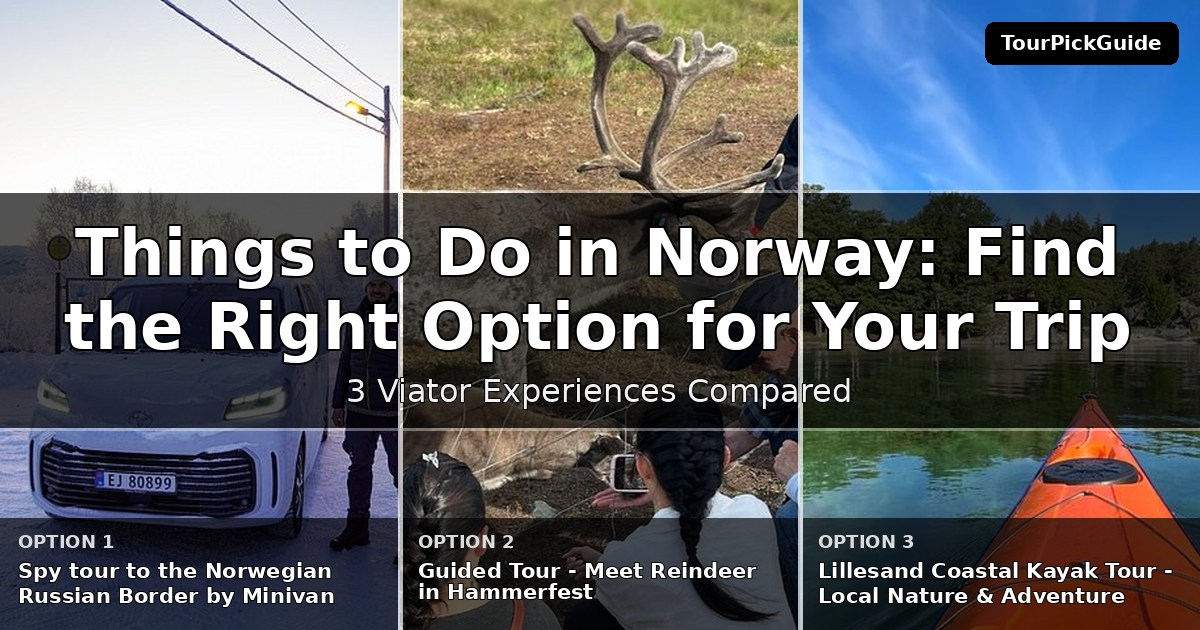 things to do in Norway – three Viator experiences compared
