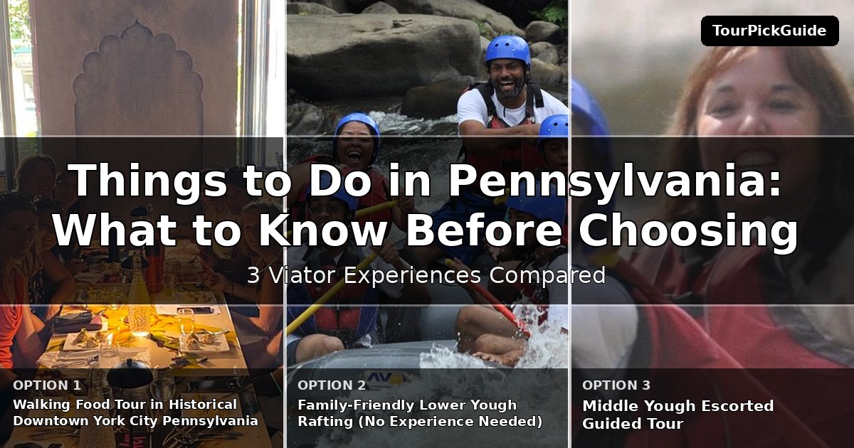 things to do in Pennsylvania – three Viator experiences compared