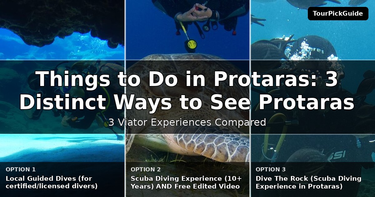 things to do in Protaras – three Viator experiences compared