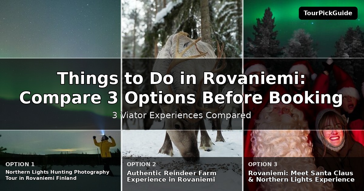 things to do in Rovaniemi – three Viator experiences compared