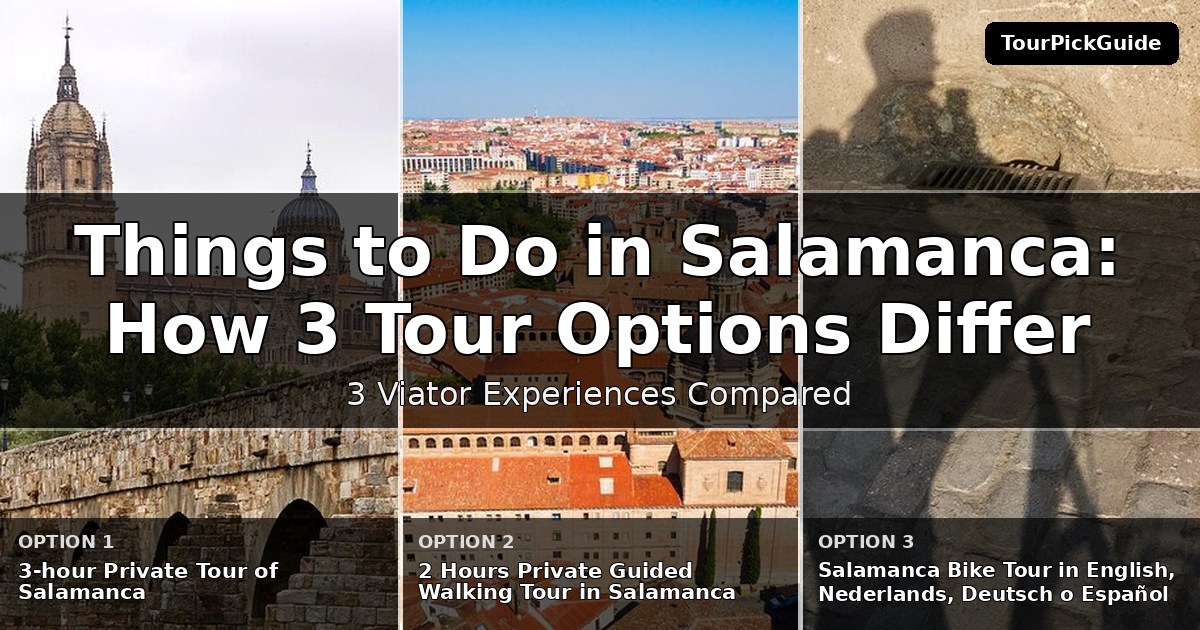 things to do in Salamanca – three Viator experiences compared