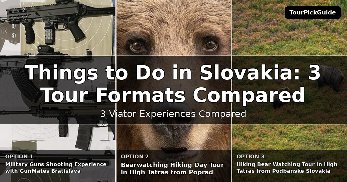 things to do in Slovakia – three Viator experiences compared