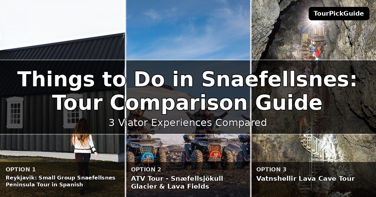 things to do in Snaefellsnes Peninsula – three Viator experiences compared