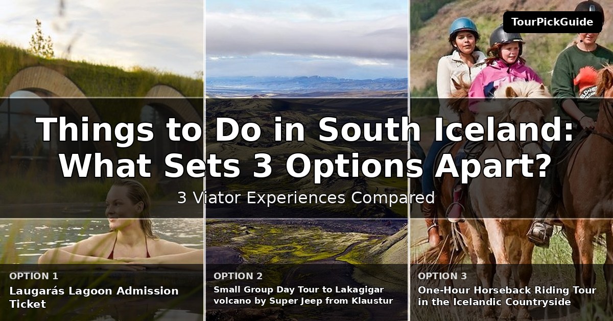 things to do in South Iceland – three Viator experiences compared