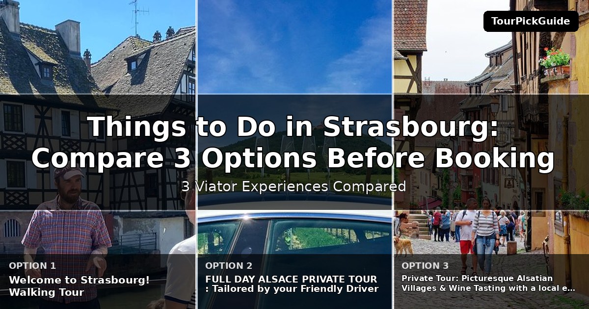 things to do in Strasbourg – three Viator experiences compared