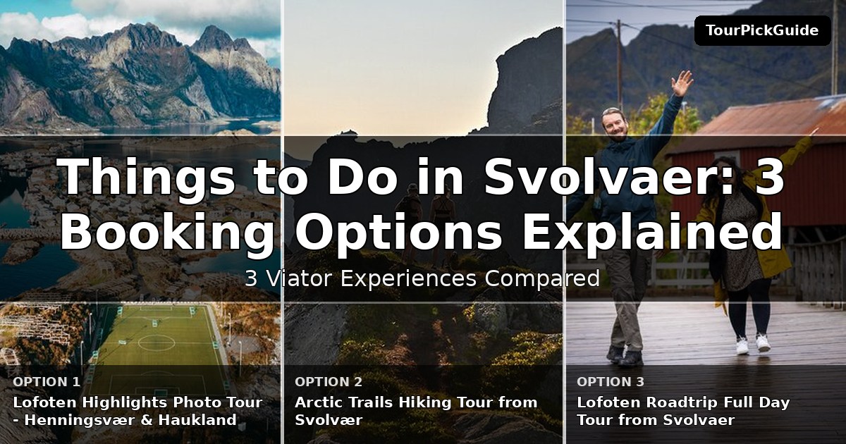 things to do in Svolvaer – three Viator experiences compared