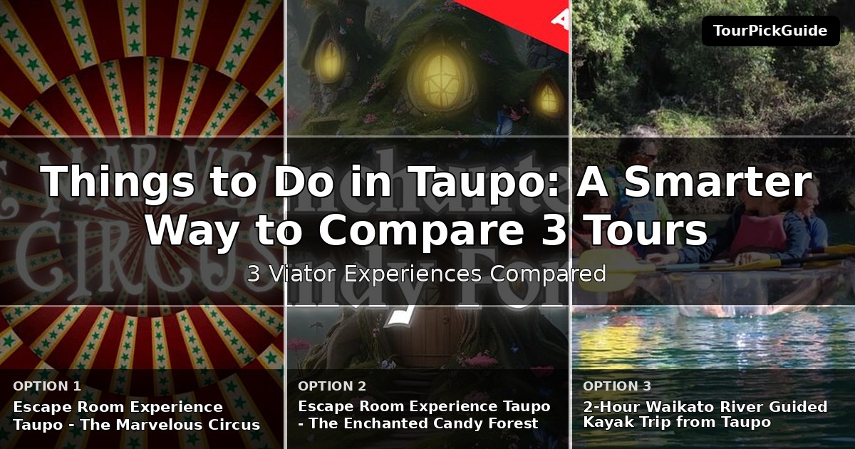 things to do in Taupo – three Viator experiences compared