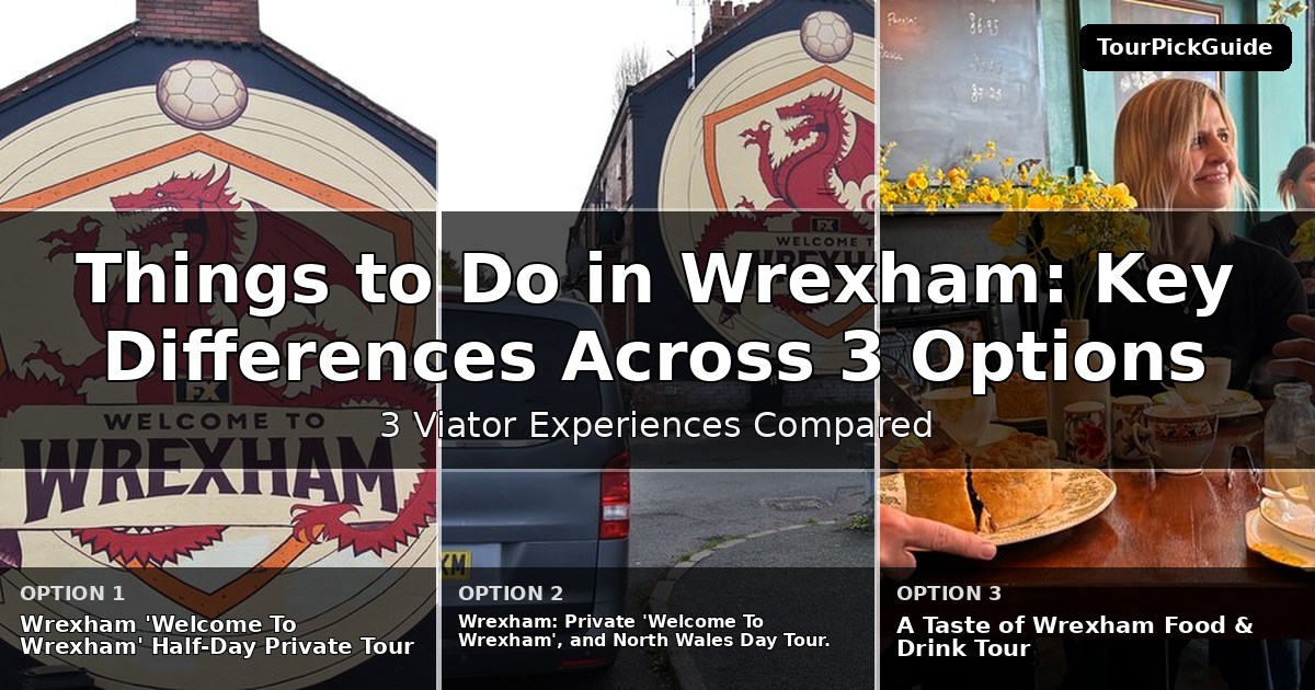 things to do in Wrexham – three Viator experiences compared