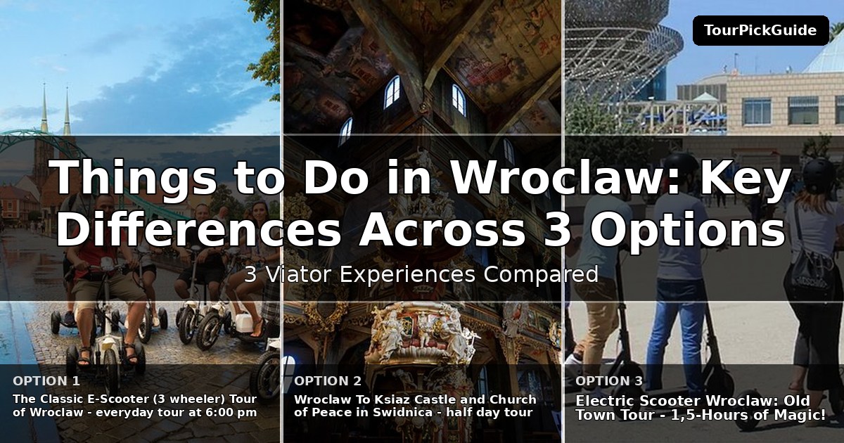 things to do in Wroclaw – three Viator experiences compared