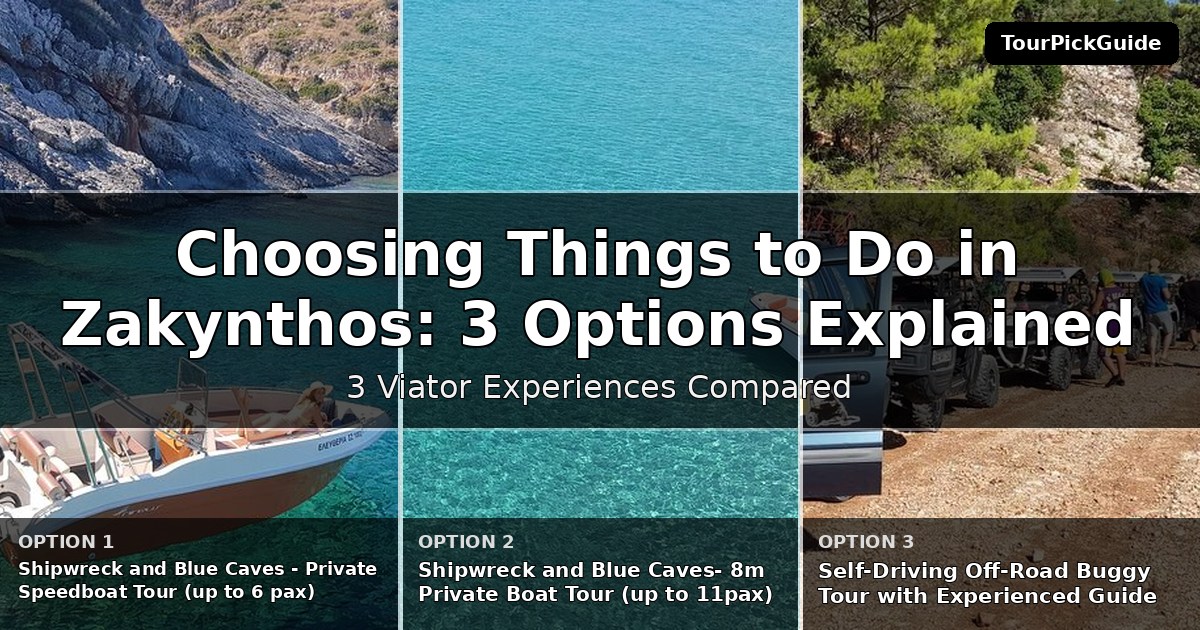 things to do in Zakynthos – three Viator experiences compared