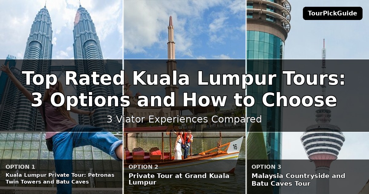 top rated Kuala Lumpur tours – three Viator experiences compared