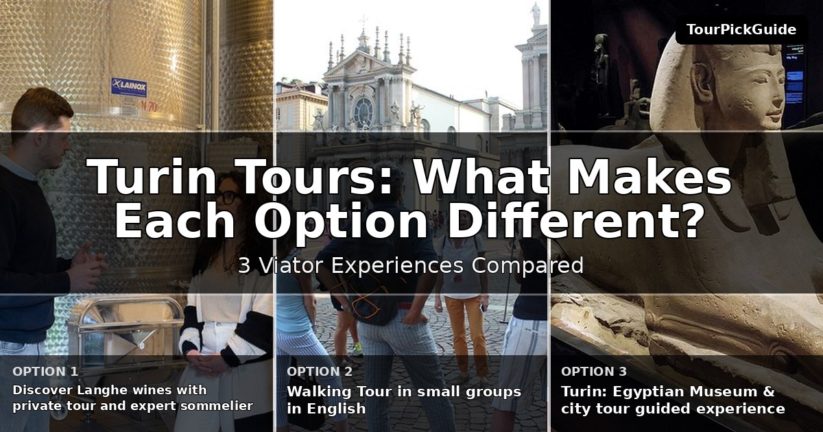 Turin tours – three Viator experiences compared