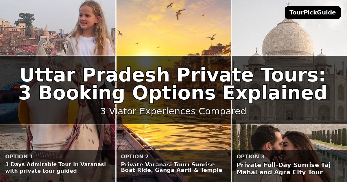 Uttar Pradesh private tours – three Viator experiences compared