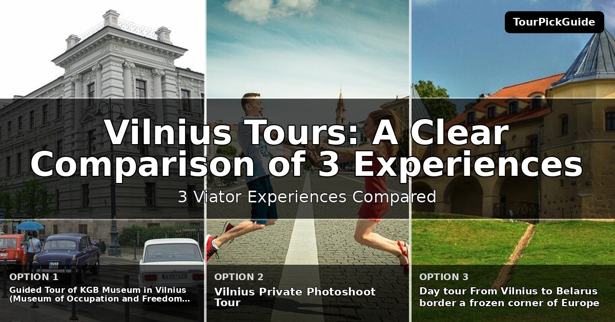 Vilnius tours – three Viator experiences compared