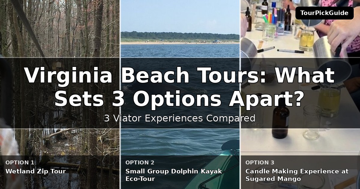 Virginia Beach tours – three Viator experiences compared