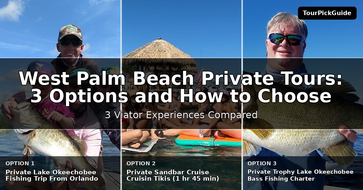 West Palm Beach private tours – three Viator experiences compared