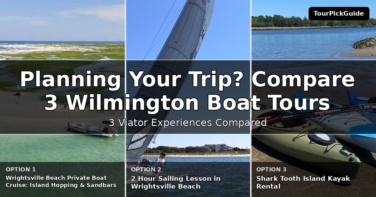 Wilmington boat tours – three Viator experiences compared