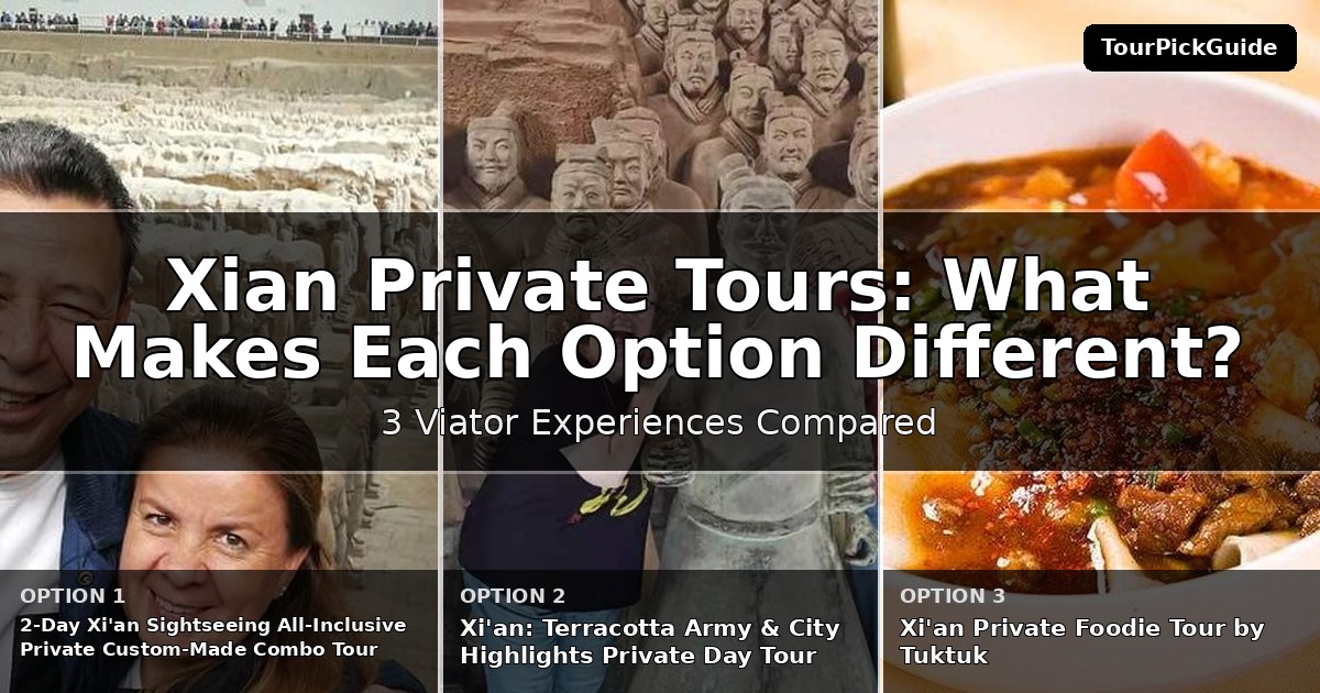 Xian private tours – three Viator experiences compared