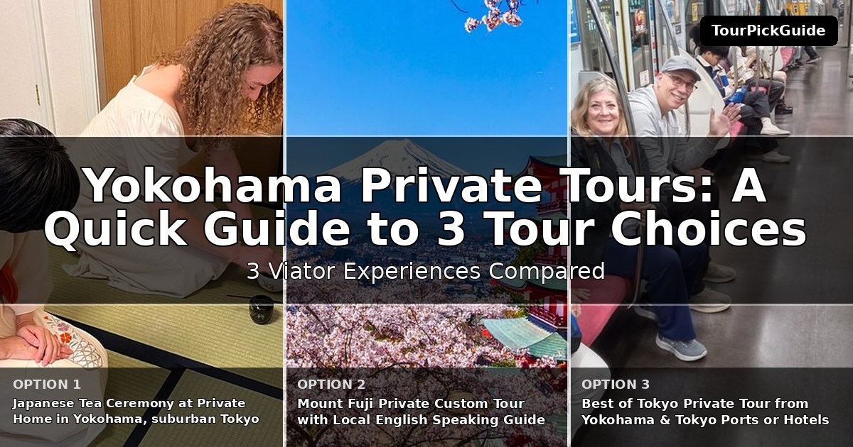 Yokohama private tours – three Viator experiences compared