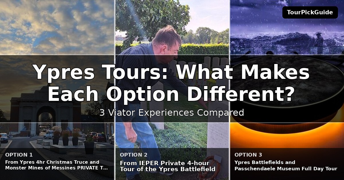 Ypres tours – three Viator experiences compared