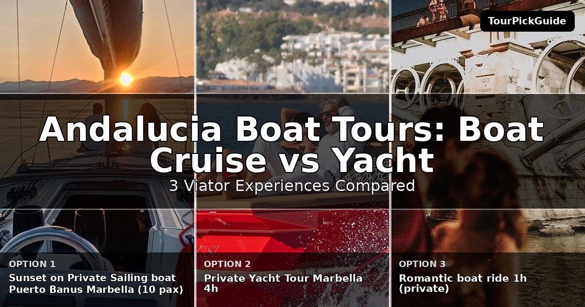 Andalucia boat tours – three Viator experiences compared