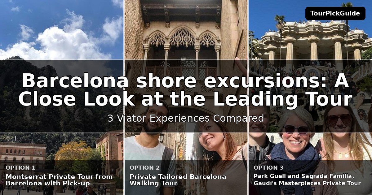 Barcelona shore excursions – three Viator experiences compared