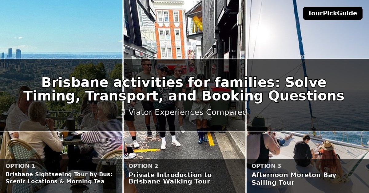 Brisbane activities for families – three Viator experiences compared